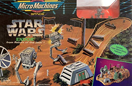 STAR WARS: ENDOR FROM RETURN OF THE JEDI (DAMAGED BOX) - MICRO MACHINES-1994-LOOSE IN BOX