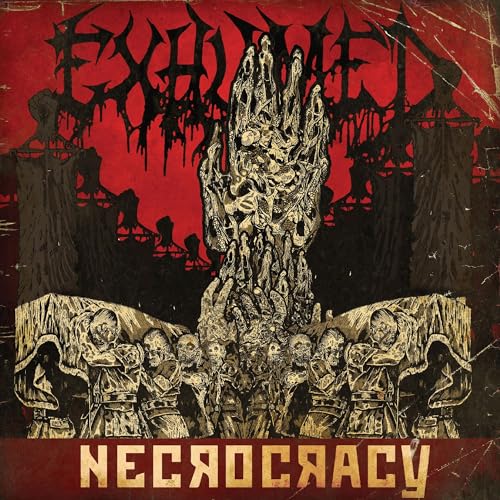 EXHUMED - NECROCRACY (BLOOD RED WITH SPLATTER EDITION VINYL)