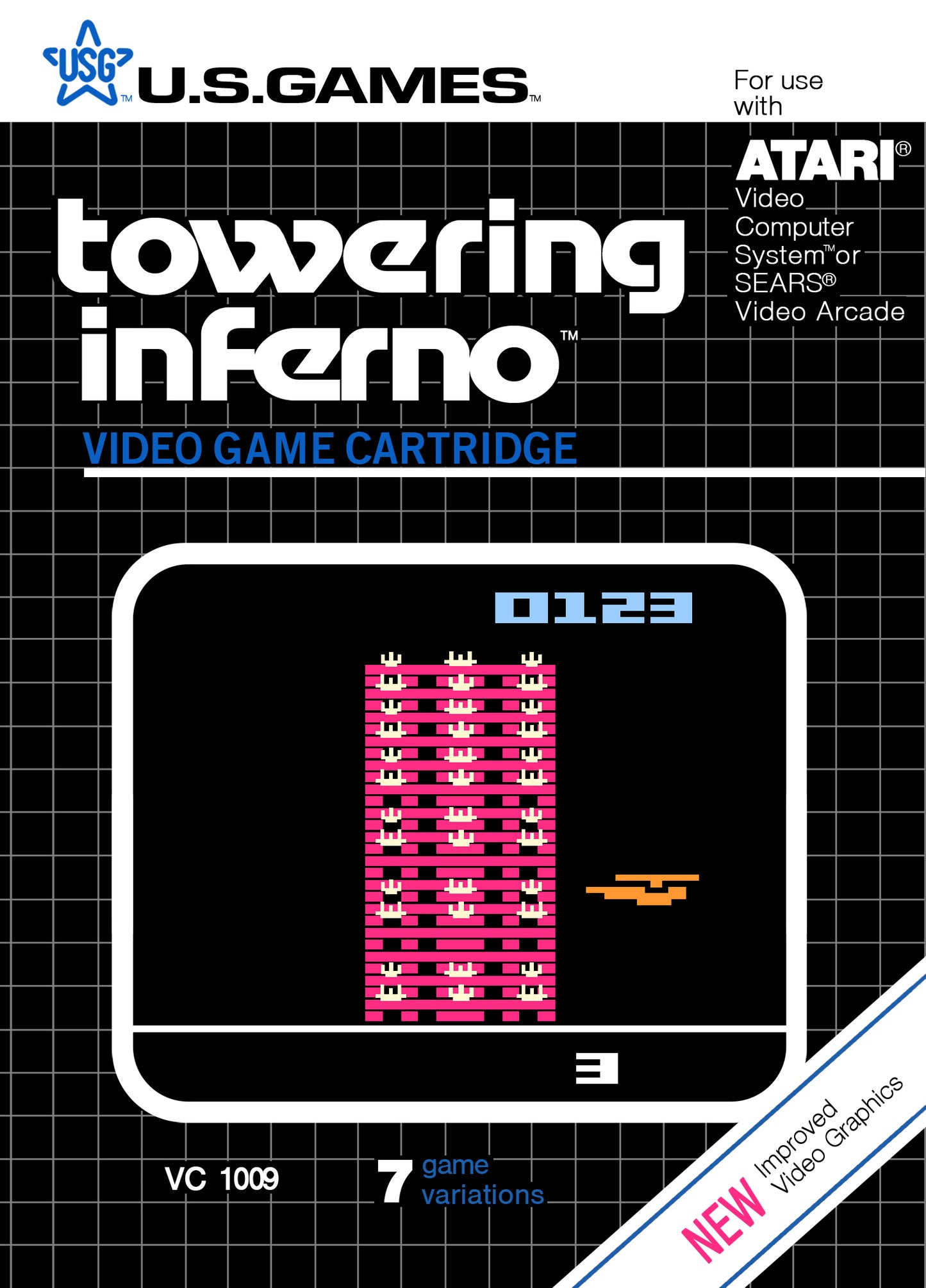 TOWERING INFERNO  - ATARI2600