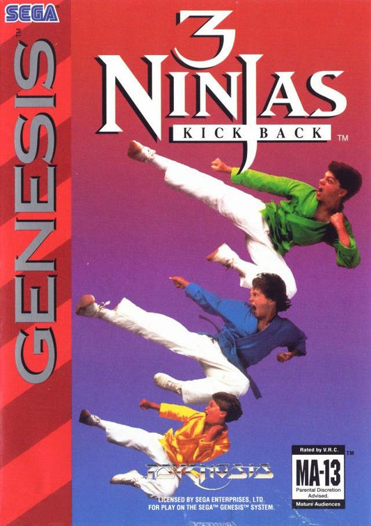 3 NINJAS KICK BACK  - GENESIS