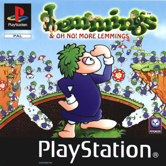 LEMMINGS & OH NO MORE LEMMINGS  - PS1