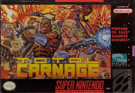TOTAL CARNAGE  - SNES