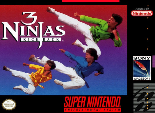 3 NINJAS KICK BACK  - SNES