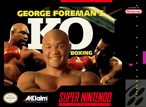 GEORGE FOREMAN'S KO BOXING  - SNES