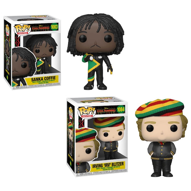 COOL RUNNINGS: SANKA #1083/IRVING #1084 - FUNKO POP!-SET OF 2