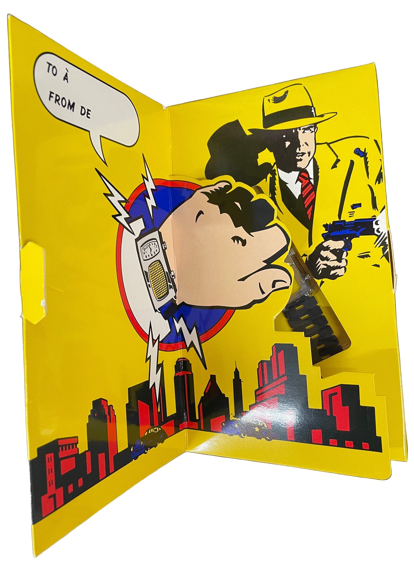 DICK TRACY: METAL WRIST WATCH - WALT DISNEY COMPANY