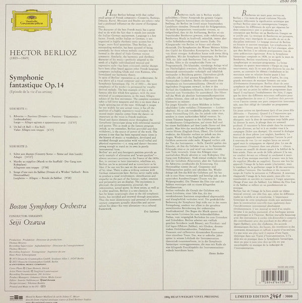 Hector Berlioz - Symphonie Fantastique (Used LP)
