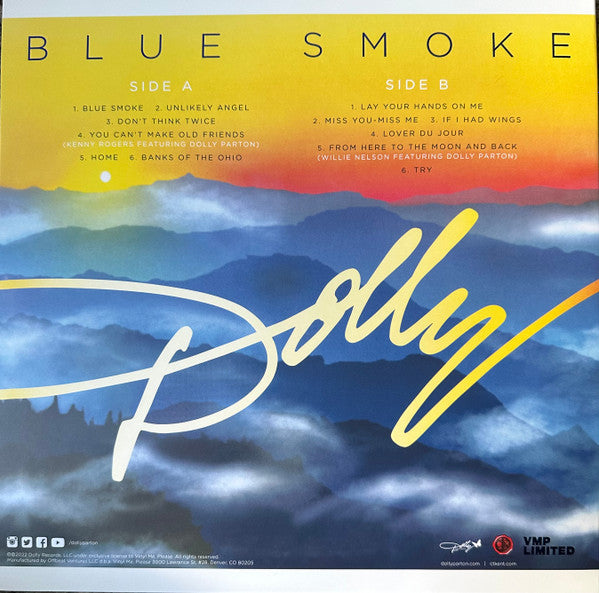 Dolly Parton - Blue Smoke (Blue Smoke Galaxy) (Used LP)