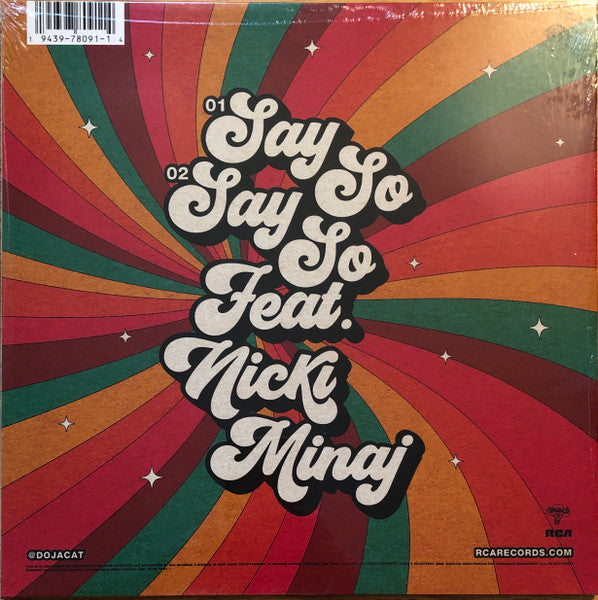 Doja Cat - Say SO (Coke Bottle Clear) (Sealed) (Used LP)