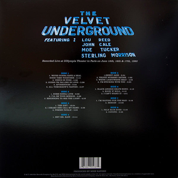 Velvet Underground - Live MCMXCII (Blue) (Used LP)