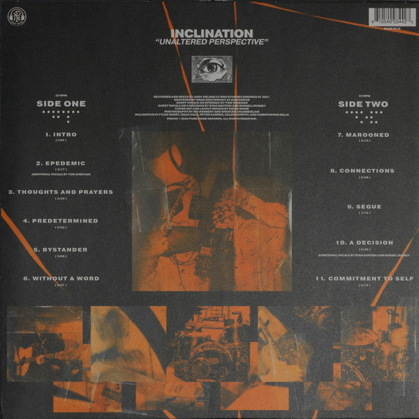 Inclination - Unaltered Perspective (Halloween Orange) (Used LP)