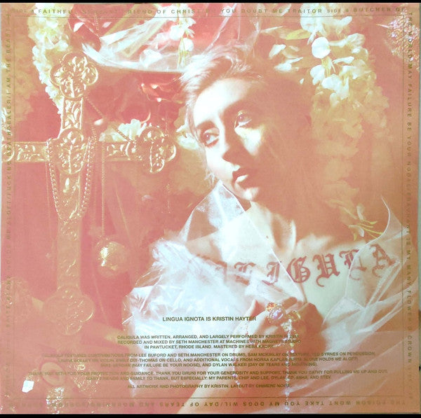 Lingua Ignota - Caligula (Pink/Black/Gold Splatter) (Used LP)