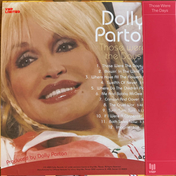 Dolly Parton - Those Were The Days (Orange Galaxy) (Used LP)