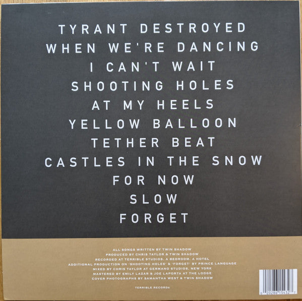 Twin Shadow - Forget (Used LP)