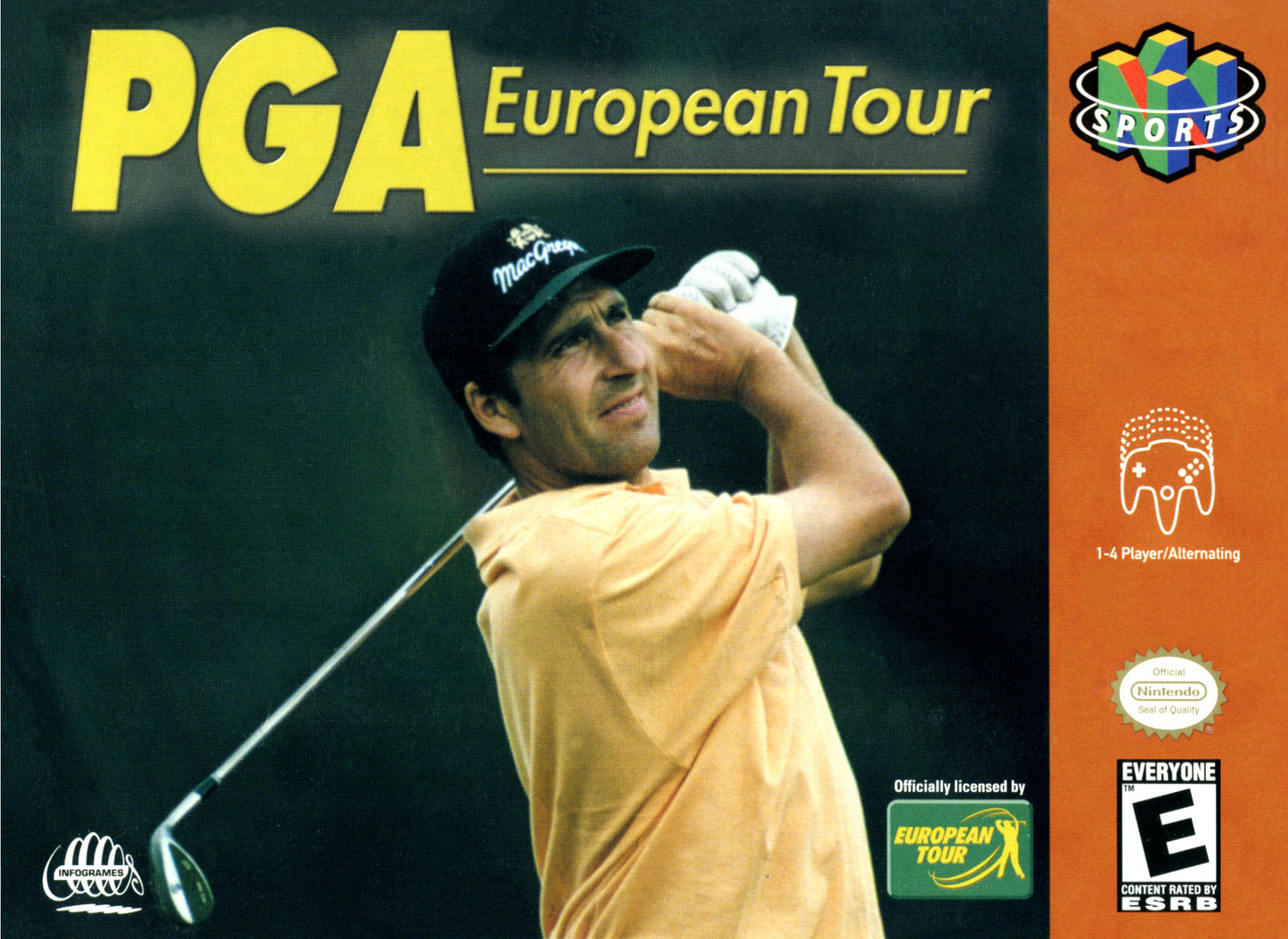 PGA EUROPEAN TOUR  - N64