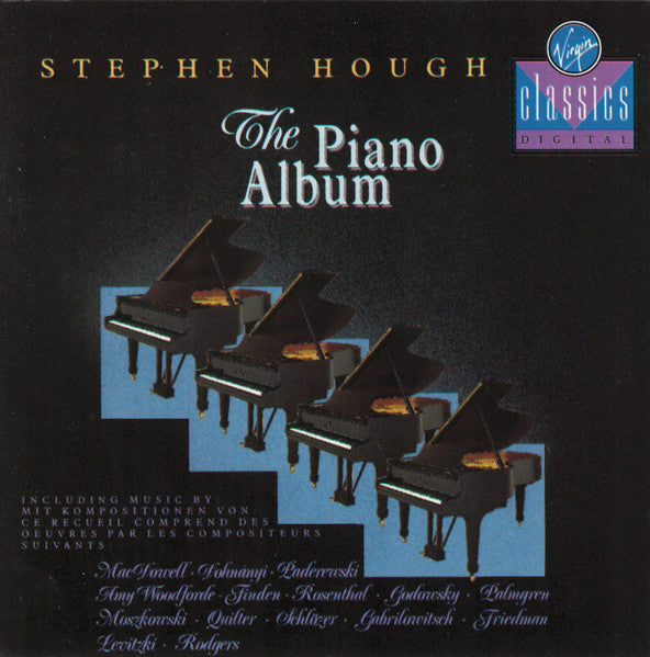 HOUGH, STEPHEN  - NEW PIANO ALBUM