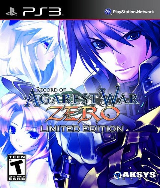 RECORD OF AGAREST WAR ZERO: LIMITED EDIT  - PS3