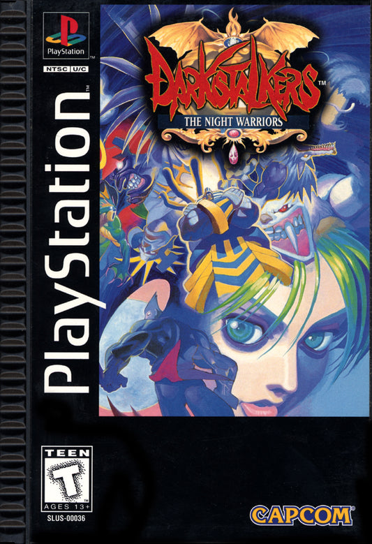 DARKSTALKERS: THE NIGHT WARRIORS  - PS1