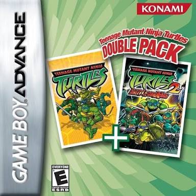 TEENAGE MUTANT NINJA TURTLES DOUBLE PACK  - GBA
