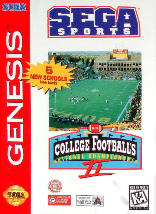 COLLEGE FOOTBALL'S NATIONAL CHAMPIONSHIP  - GENESIS