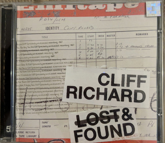 RICHARD, CLIFF  - LOST & FOUND
