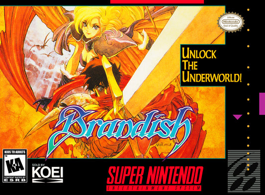 BRANDISH  - SNES