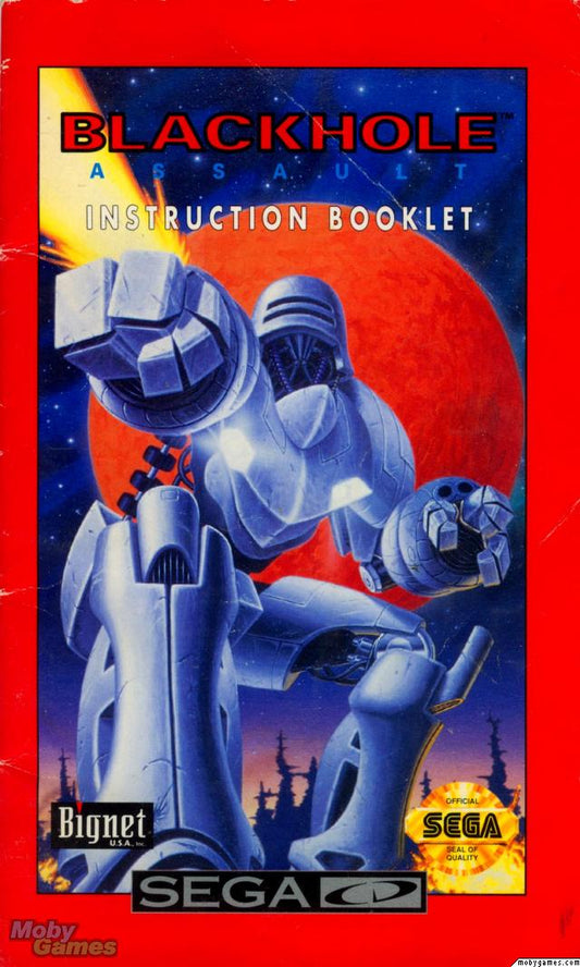 BLACK HOLE ASSAULT  - SEGACD