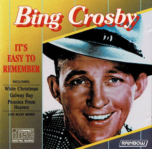 CROSBY, BING  - IT'S EASY TO REMEMBER (4CDS)