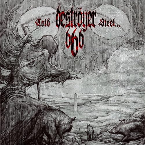 DESTROYER 666 - COLD STEEL...FOR AN IRON AGE (LTD. ED. GATEFOLD LP ON SILVER AND DARK GREEN VI