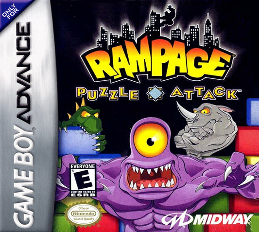 RAMPAGE: PUZZLE ATTACK  - GBA