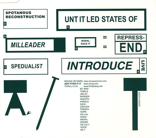 MOUSE ON MARS  - AGIT ITTER IT IT (EP)