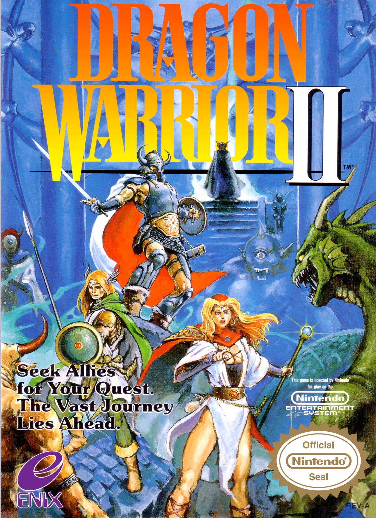 DRAGON WARRIOR  - NES