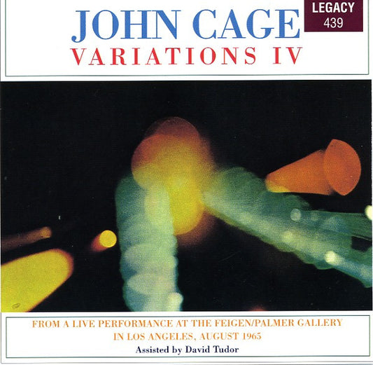 CAGE, JOHN  - VARIATIONS IV