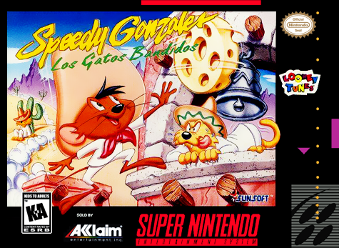SPEEDY GONZALES: LOS GATOS BANDIDOS  - SNES (W/BOX & MANUAL)