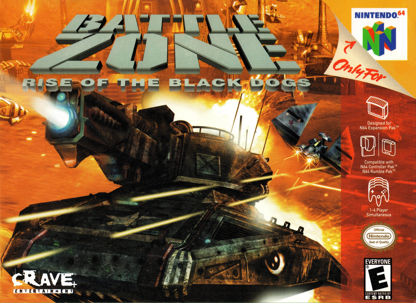 BATTLEZONE: RISE OF THE BLACK DOGS  - N64