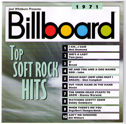 VARIOUS  - BILLBOARD TOP SOFT ROCK HITS: 1971