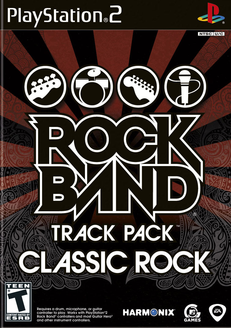 ROCK BAND: TRACK PACK CLASSIC ROCK  - PS2