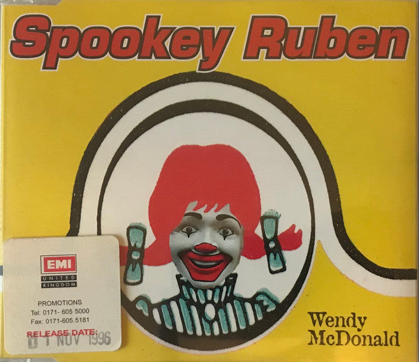 SPOOKEY RUBEN  - WENDY MCDONALD