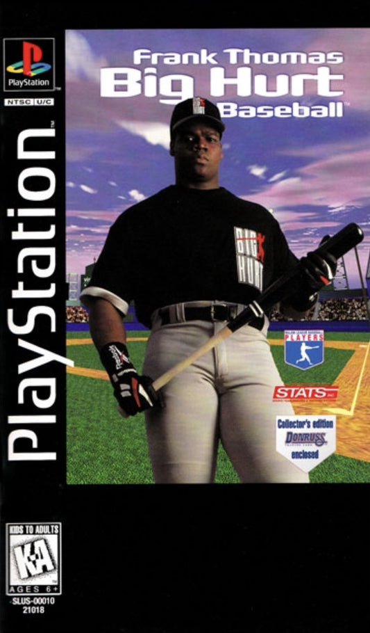 FRANK THOMAS BIG HURT BASEBALL  - PS1
