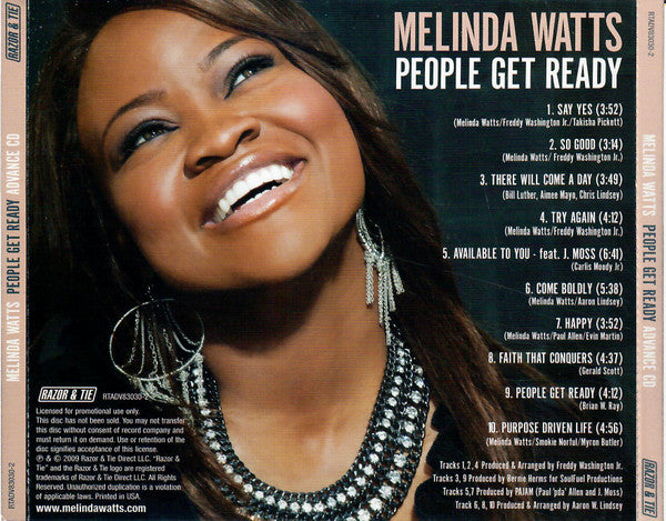 WATTS, MELINDA  - PEOPLE GET READY