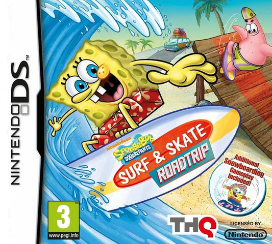 SPONGEBOB'S SURF & SKATE ROAD TRIP  - DS