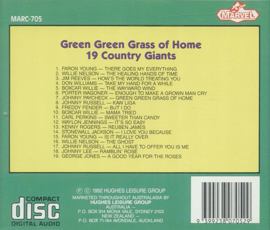 VARIOUS  - GREEN, GREEN GRASS OF HOME (4CDS)