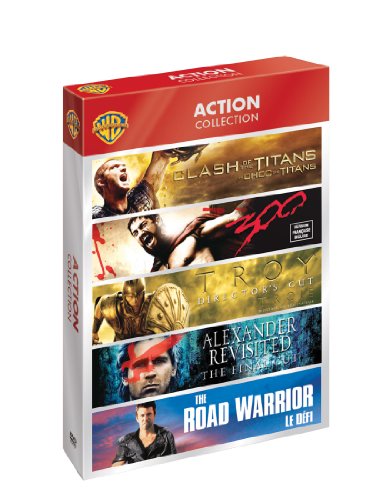 WARNER BROS. ACTION COLLECTION - DVD-CLASH OF THE TITANS/ 300/ TROY/ ALEX