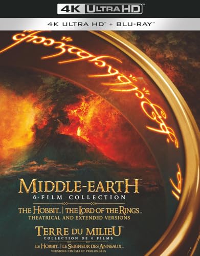 HOBBIT & LORD OF THE RINGS TRILOGY - BLU-4K-INC. BLU COPY THEATRICAL & EXTEND
