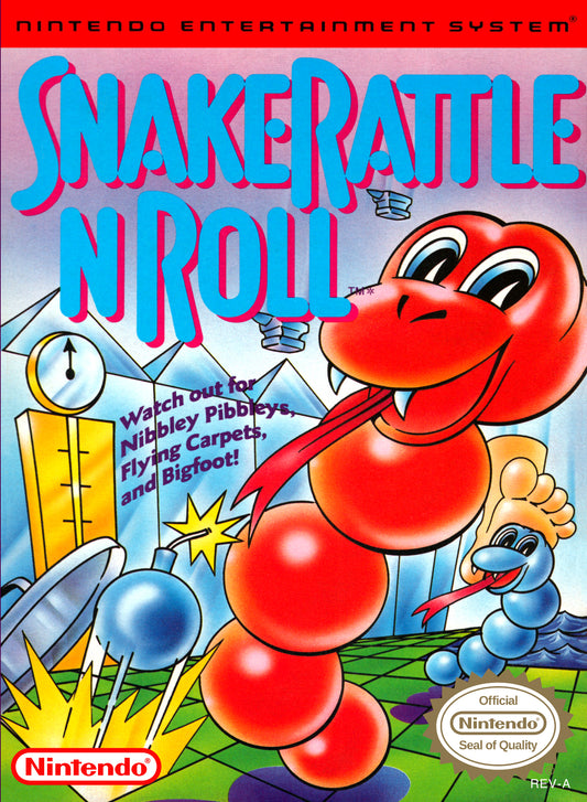 SNAKE RATTLE N ROLL  - NES