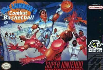 BILL LAIMBEER'S COMBAT BASKETBALL  - SNES (W/BOX)