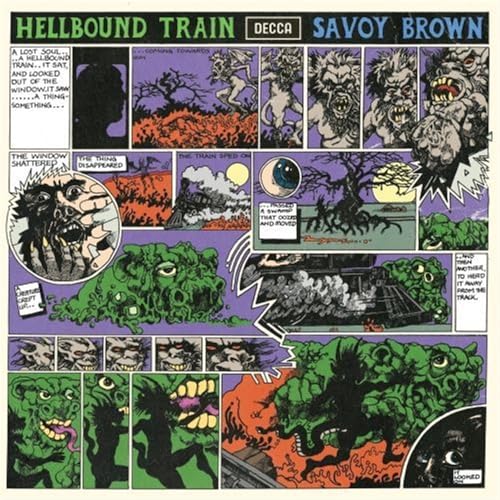 SAVOY BROWN - HELLBOUND TRAIN - LIMITED GREY & PURPLE MARBLE COLORED VINYL
