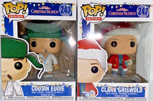 CHRISTMAS VACATION: CLARK 242/EDDIE 243 - FUNKO POP!-SET OF 2