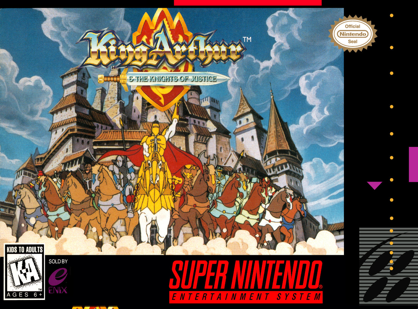 KING ARTHUR & THE KNIGHTS OF JUSTICE  - SNES
