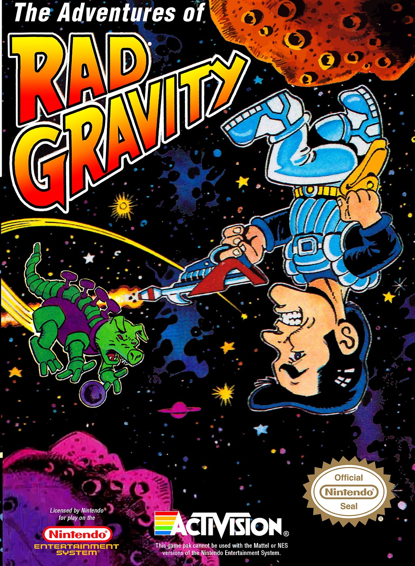 RAD GRAVITY  - NES